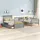 modfu Etagenbett MODFU 90 x 200 cm Kiefer grau