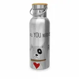 ppd Isolierflasche Love and Dog Steel Bottle 500 ml