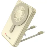 Verbatim 32274, Powerbank Lithium Polymer (LiPo), 10000 mAh, Kabelloses Aufladen, Gold