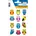 Sticker MAGIC Tiere glittery 1 Bl