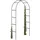 Relaxdays Rosenbogen 240 x 140 x 38 cm Schwarz
