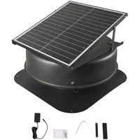 Vevor Solarbetriebener Dachventilator, Ventilator 42W Thermostat, Fernbedienung,