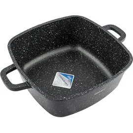 Kinghoff Granit Topf-Set 6-tlg. 3 x quadratische Töpfe 2,8 l + 4,4 l + 6,5 l