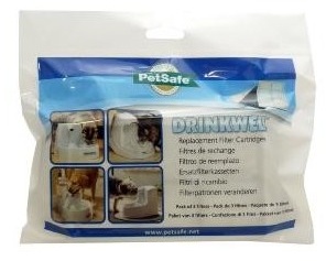 Drinkwell Filters voor Petsafe drinkfontein hond en kat  1 verpakking