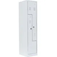 Lüllmann Z-Spind signalweiß 525107, 2 Schließfächer 41,5 x 50,0