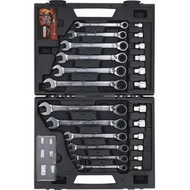 KS Tools GEARplus RINGSTOP-Ratschenringmaulschlüssel-Satz 30-tlg.