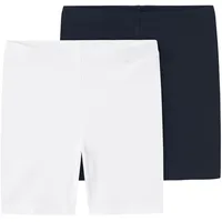 NAME IT Mädchen NKFVIVIAN 2P SOLID Short NOOS Leggings,