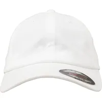 Flexfit Cotton Twill Dad Cap weiß L/XL