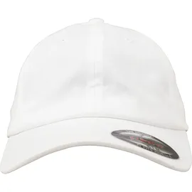 Flexfit Cotton Twill Dad Cap weiß L/XL
