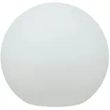 Licht-Erlebnisse Kugelleuchte Solar Ø 50 cm 600 lm inkl. Fernbedienung weiß