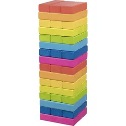 Goki Geschicklichkeitsspiel Wackelturm Regenbogen  56820