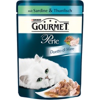 Purina Gourmet Perle Erlesene Streifen Katzennassfutter, 24er Pack (24 x 85g Portionsbeutel)