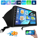 ESSGOO 6+128G Für Opel Astra H 2006-14 Android 14 Carplay Autoradio GPS NAVI Autoradio (DAB (optional), DAB+ (optional), 4G LTE, RDS, AM, FM, 6GB+128GB, Carplay Android Auto Bluetooth EQ USB GPS Navi WIFI Touchscreen) schwarz