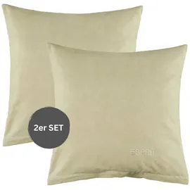 Esprit Kissenbezug Harp 40 x 40 cm Beige