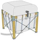 Fröling Pellets-Variosilo 2,30 x 2,30m Inhalt 4,5 - 5,7t