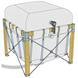 Fröling Pellets-Variosilo 2,30x2,30m, Inhalt 4,5t - 5,7t 13874