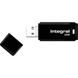 Integral USB 2.0-USB-Stick, 32 GB Schwarz