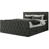 MKS Miren King Duo 160 x 200 cm H3 Dunkelgrau
