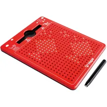 HaPe Magnetische Zeichentafel - Rote Mini-Zeichentafel für Kinder