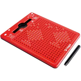 HaPe Magnetische Zeichentafel - Rote Mini-Zeichentafel für Kinder
