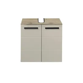 Sconto Waschbeckenunterschrank ¦ beige ¦ Maße (cm): B: 60 H: 62 T: 31.0