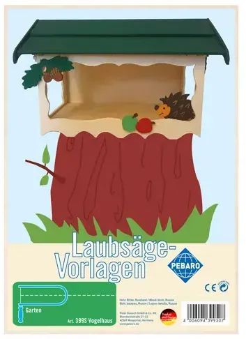 Pebaro - Laubsägen Vorlagen - Vogelhaus