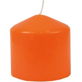 HS Candle Wachskerzen Stumpenkerzen Ø8cm x 8cm (Hellgrün) - Lange Brenndauer - Hergestellt in EU - Kerzen Blockkerzen - Wachs Stumpen