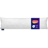 Traumnacht Kissenbezug Seitenschläferkissen 40 x 145 cm Weiss