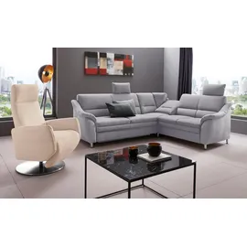 sit&more TV-Sessel Kobra Struktur 71 x 110 x 82 cm Beige manuelle Relaxfunktion