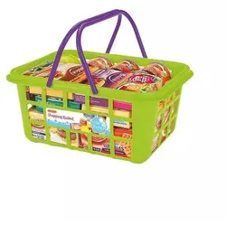 Einkaufskorb mit Produkten - 20 Stück