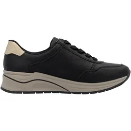 Rieker Sneaker Low Damen Gold/Schwarz 42