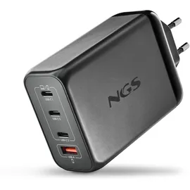 ngs BUD 240W 240 W, 4 Ports, USB Ladegerät, Schwarz