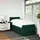 vidaXL Boxspringbett 80 x 200 cm Dunkelgrün
