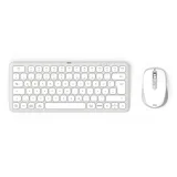 Hama WKM-500 Home Tastatur USB + RF Wireless + Bluetooth 2.4 GHz (Grau, Weiß) (Versandkostenfrei)