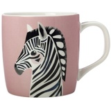 Maxwell & Williams DX0913 Kaffee-Tasse Zebra 420 ml – Porzellan bauchig – mit buntem Tier-Motiv, in Geschenkbox
