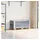 vidaXL Paletten-Aufsatzrahmen 2 Stk. 100 x 50 cm Grau Holz