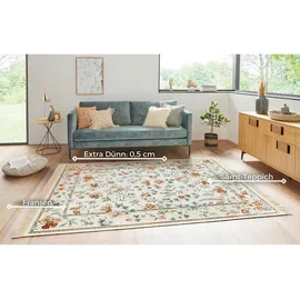 HANSE HOME Teppich, Oriental Flowers (140 x 95 cm,