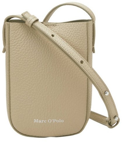 Marc O'Polo Schultertasche Damen Smartphone-Tasche braun