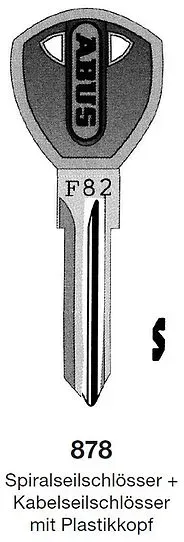 Schlüsselrohling ABUS 878