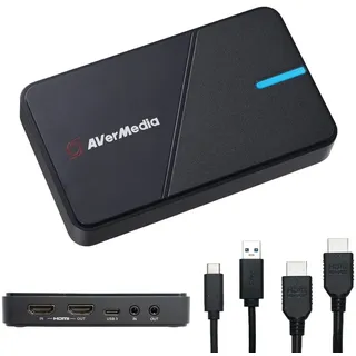 AVerMedia HDMI Capture Card - Gaming, Video-Streaming, 4K Capture-Karte für PS5, Xbox Series X/S, Xbox One, PS4, Nintendo Switch, Windows, Mac, HDR & VRR Unterstützung - GC551G2 Live Gamer Extreme 3