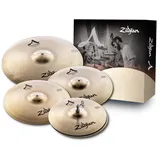 Zildjian A Custom Series Cymbal Box Set - 14" Hi-Hats, 16"/18" Crash, 20" Medium Ride
