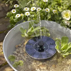 LED Solar Teichpumpe - schwimmende Fontäne - 4 farbwechselnde LED - Kunststoff -...