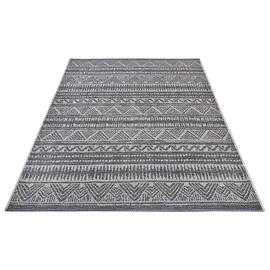 HANSE HOME Teppich Loto, rechteckig, Höhe: 6 mm, strapazierfähig, pflegeleicht, robust, In- und Outdoor, wetterfest beige|grau 63 cm x 120 cm x 6 mm