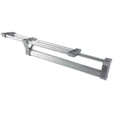 Emuca Ausziehbarer Kleiderstange für Schränke, Matt Eloxiert, Aluminium - Emuca