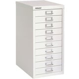 BISLEY MultiDrawerTM L2910 Schubladenschrank verkehrsweiß 10 Schubladen 27,8 x 38,0 x 59,0 cm