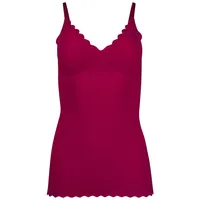 SKINY Damen Spaghetti-Shirt - Top, V-Ausschnitt, Pads, Micro Lovers,