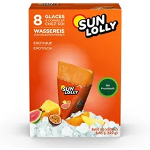 SPECIALS Sun Lolly Wassereis zum Selbsteinfrieren mit exotischem Geschmack 8er