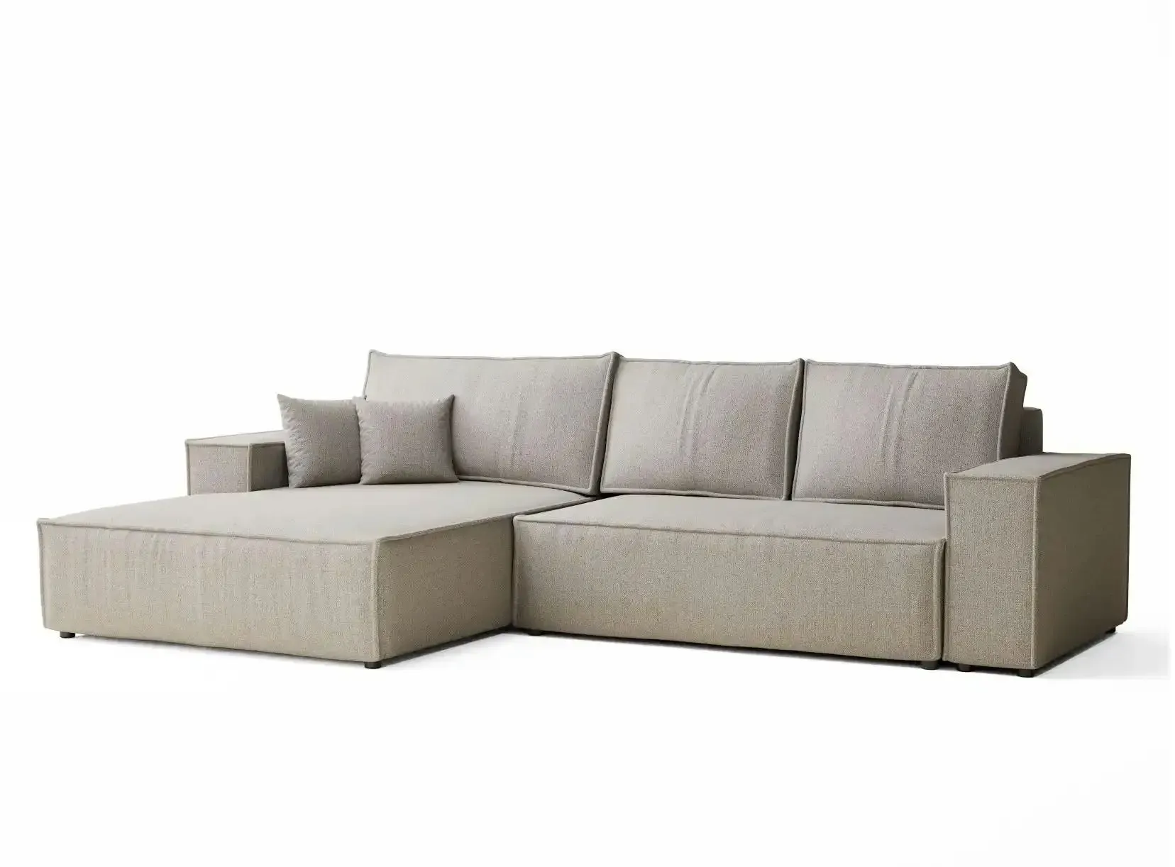 maison de rêve Ecksofa  Maze ¦ beige ¦ Maße (cm): B: 294 H: 70