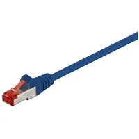 goobay CAT 6 Patchkabel, S/FTP (PiMF), Blau,
