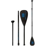 Brunelli Carbon HYBRID Paddle SUP Paddel 3-teilig verstellbar 180-220cm Anti Twist